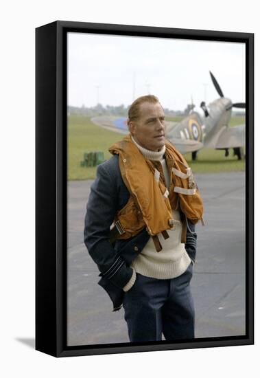 La bataille d'Angleterre ( Battle of Britain ) by GuyHamilton with Robert Shaw, 1969 (photo)-null-Framed Stretched Canvas