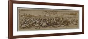 La Bataille de Constantin contre Maxence dite aussi La bataille du pont Milvius-Raffaello Sanzio-Framed Premium Giclee Print