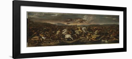 La bataille de Constantin-Raffaello Sanzio-Framed Giclee Print