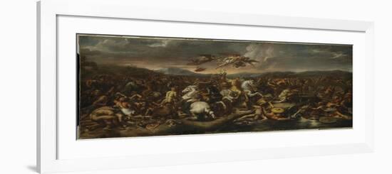 La bataille de Constantin-Raffaello Sanzio-Framed Premium Giclee Print