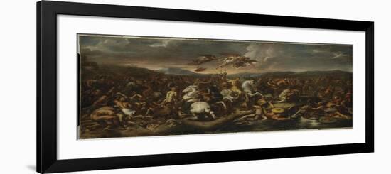 La bataille de Constantin-Raffaello Sanzio-Framed Giclee Print