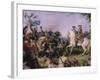 La Bataille de Fontenoy, 11 mai 1745-Horace Vernet-Framed Giclee Print