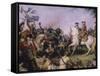 La Bataille de Fontenoy, 11 mai 1745-Horace Vernet-Framed Stretched Canvas