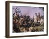 La Bataille de Fontenoy, 11 mai 1745-Horace Vernet-Framed Giclee Print