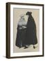 La Bauta, Italian Theater Costume-Maurice Sand-Framed Giclee Print