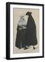 La Bauta, Italian Theater Costume-Maurice Sand-Framed Giclee Print