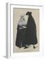 La Bauta, Italian Theater Costume-Maurice Sand-Framed Giclee Print