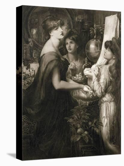 La Bella Mano, 1905 (Photogravure) (See 106994)-Dante Gabriel Rossetti-Stretched Canvas