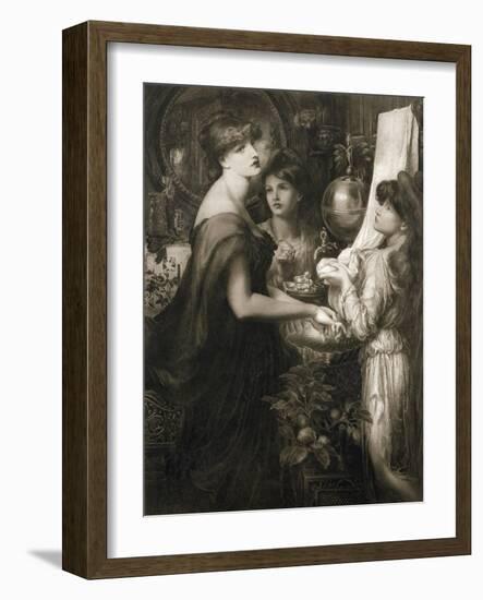 La Bella Mano, 1905 (Photogravure) (See 106994)-Dante Gabriel Rossetti-Framed Giclee Print