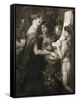 La Bella Mano, 1905 (Photogravure) (See 106994)-Dante Gabriel Rossetti-Framed Stretched Canvas