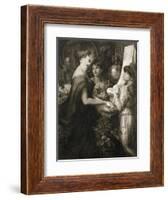 La Bella Mano, 1905 (Photogravure) (See 106994)-Dante Gabriel Rossetti-Framed Giclee Print