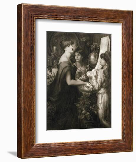 La Bella Mano, 1905 (Photogravure) (See 106994)-Dante Gabriel Rossetti-Framed Giclee Print