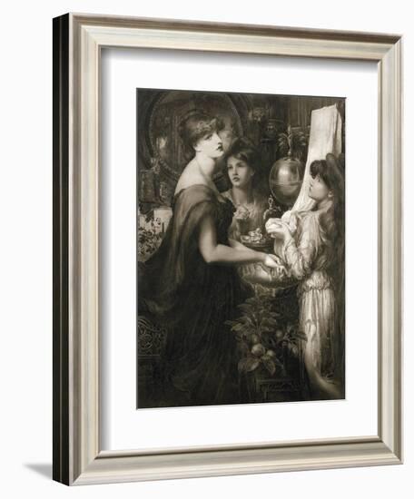 La Bella Mano, 1905 (Photogravure) (See 106994)-Dante Gabriel Rossetti-Framed Giclee Print