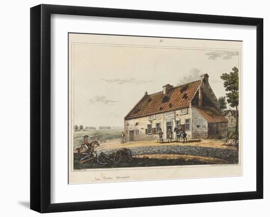 La Belle Alliance, from ‘An Historical Account of the Battle of Waterloo’,-James Rouse-Framed Giclee Print