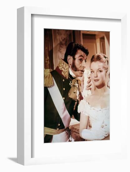 LA BELLE and L'EMPEREUR, 1959 par Axel von Ambesser with Jean Claude Pascal and Romy Schneider (pho-null-Framed Photo