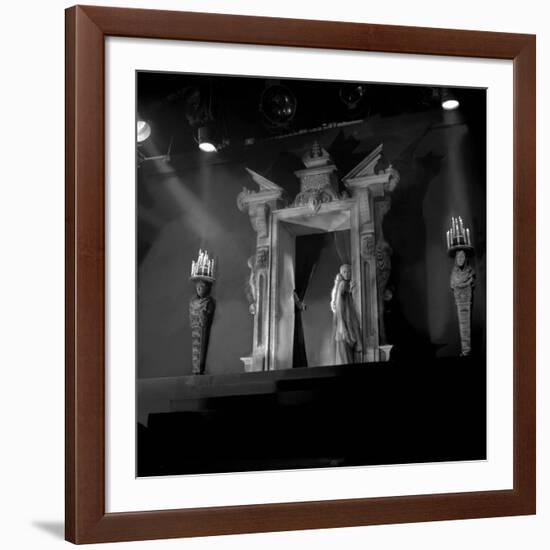 La Belle and la Bete BEAUTY AND THE BEAST by Jean Cocteau with Josette Day, 1946 (b/w photo)-null-Framed Photo