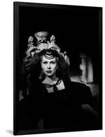 La Belle and la Bete BEAUTY AND THE BEAST by Jean Cocteau with Josette Day, 1946 (b/w photo)-null-Framed Photo