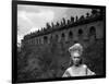 La Belle and la Bete BEAUTY AND THE BEAST by Jean Cocteau with Josette Day, 1946 (b/w photo)-null-Framed Photo