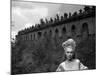 La Belle and la Bete BEAUTY AND THE BEAST by Jean Cocteau with Josette Day, 1946 (b/w photo)-null-Mounted Photo