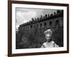 La Belle and la Bete BEAUTY AND THE BEAST by Jean Cocteau with Josette Day, 1946 (b/w photo)-null-Framed Photo