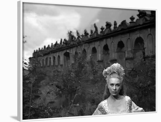 La Belle and la Bete BEAUTY AND THE BEAST by Jean Cocteau with Josette Day, 1946 (b/w photo)-null-Framed Photo