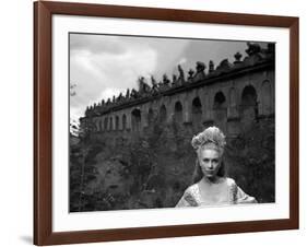 La Belle and la Bete BEAUTY AND THE BEAST by Jean Cocteau with Josette Day, 1946 (b/w photo)-null-Framed Photo