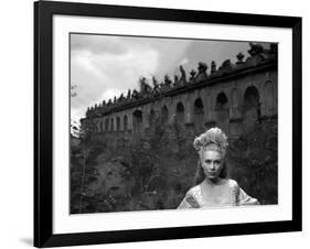 La Belle and la Bete BEAUTY AND THE BEAST by Jean Cocteau with Josette Day, 1946 (b/w photo)-null-Framed Photo