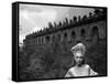 La Belle and la Bete BEAUTY AND THE BEAST by Jean Cocteau with Josette Day, 1946 (b/w photo)-null-Framed Stretched Canvas