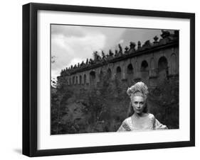 La Belle and la Bete BEAUTY AND THE BEAST by Jean Cocteau with Josette Day, 1946 (b/w photo)-null-Framed Photo