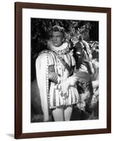 La Belle and la Bete by JeanCocteau with Jean Marais, 1946 (b/w photo)-null-Framed Photo