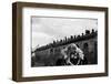 La Belle and la Bete by JeanCocteau with Jean Marais, 1946 (b/w photo)-null-Framed Photo