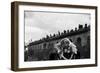 La Belle and la Bete by JeanCocteau with Jean Marais, 1946 (b/w photo)-null-Framed Photo