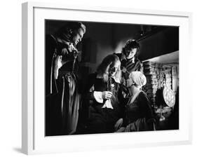 La Belle and la Bete by JeanCocteau with Jean Marais, Marcel Andre, Michel Auclair and Josette Day,-null-Framed Photo