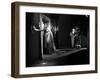 La Belle and la Bete by JeanCocteau with Josette Day and Jean Marais, 1946 (b/w photo)-null-Framed Photo