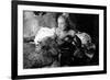 La Belle and la Bete by JeanCocteau with Josette Day and Jean Marais, 1946 (b/w photo)-null-Framed Photo