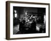 La Belle and la Bete by JeanCocteau with Michel Auclair, Josette Day, Marcel Andre and Jean Marais,-null-Framed Photo