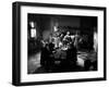 La Belle and la Bete by JeanCocteau with Michel Auclair, Josette Day, Marcel Andre and Jean Marais,-null-Framed Photo