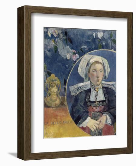 La Belle Ang¨Le (Beautiful Angel) by Paul Gauguin-Paul Gauguin-Framed Giclee Print