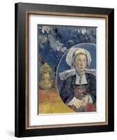 La Belle Ang¨Le (Beautiful Angel) by Paul Gauguin-Paul Gauguin-Framed Giclee Print