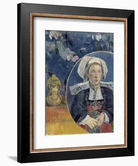 La Belle Ang¨Le (Beautiful Angel) by Paul Gauguin-Paul Gauguin-Framed Giclee Print