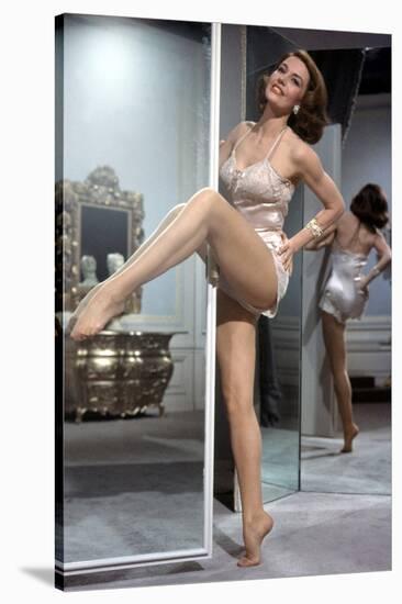 La Belle by Moscou SILK STOCKINGS by RoubenMamoulian with Cyd Charisse, 1957 (photo)-null-Stretched Canvas