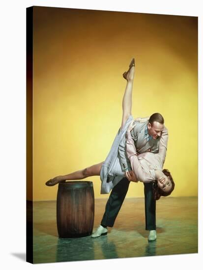 La Belle by Moscou SILK STOCKINGS by RoubenMamoulian with Cyd Charisse and Fred Astaire, 1957 (phot-null-Stretched Canvas