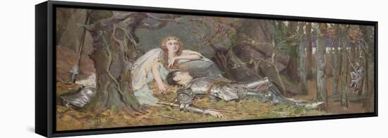 La Belle Dame Sans Merci, 1901-Henry Meynell Rheam-Framed Stretched Canvas