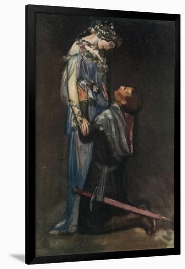 La Belle Dame Sans Merci by John Keats-Robert Anning Bell-Framed Giclee Print