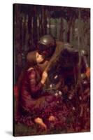 La Belle Dame sans Merci-John William Waterhouse-Stretched Canvas