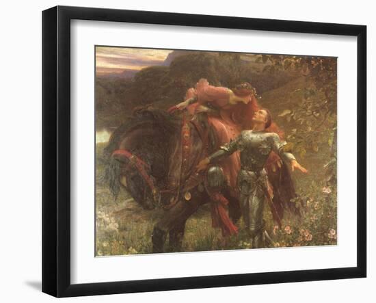 La Belle Dame Sans Merci-Frank Bernard Dicksee-Framed Giclee Print