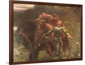 La Belle Dame Sans Merci-Frank Bernard Dicksee-Framed Giclee Print