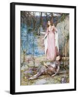 La Belle Dame Sans Merci-Henry Meynell Rheam-Framed Giclee Print
