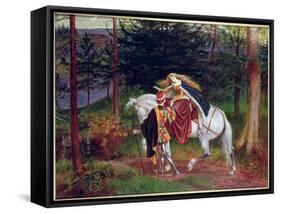 La Belle Dame Sans Merci-Walter Crane-Framed Stretched Canvas