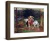 La Belle Dame Sans Merci-Walter Crane-Framed Giclee Print